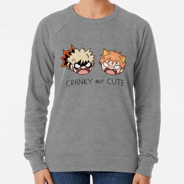Cranky But Cute! ~ Kacchan & Kyo Lightweight Sweatshirt