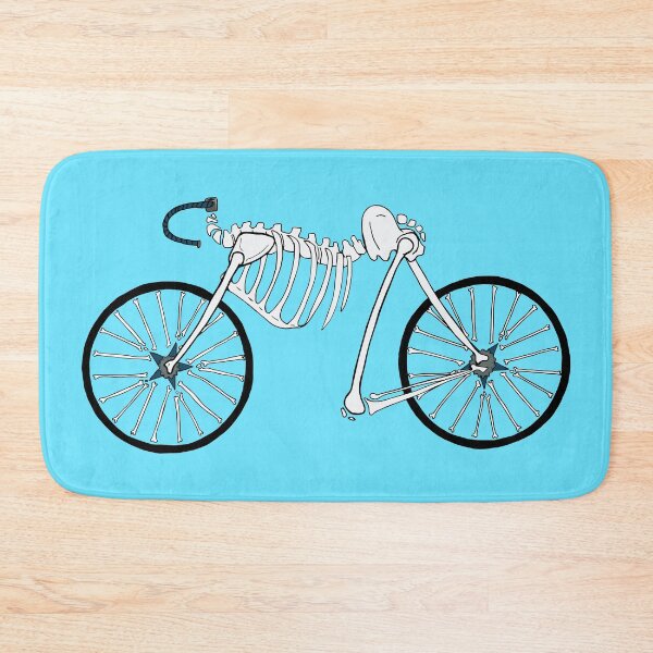 Item preview, Blue Skeleton Bike Illustration designed and sold by Theokotos.