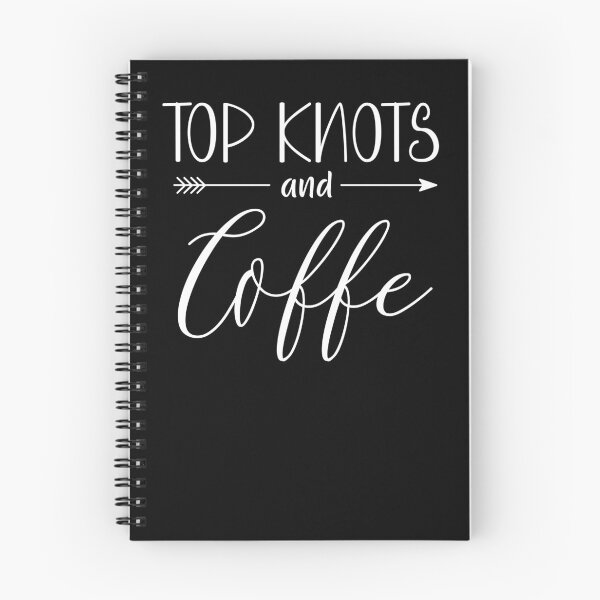Item preview, Top Knots and Coffee - - top kno, bun mom coffee coffee lover gift, FT88 designed and sold by MentDesigns.
