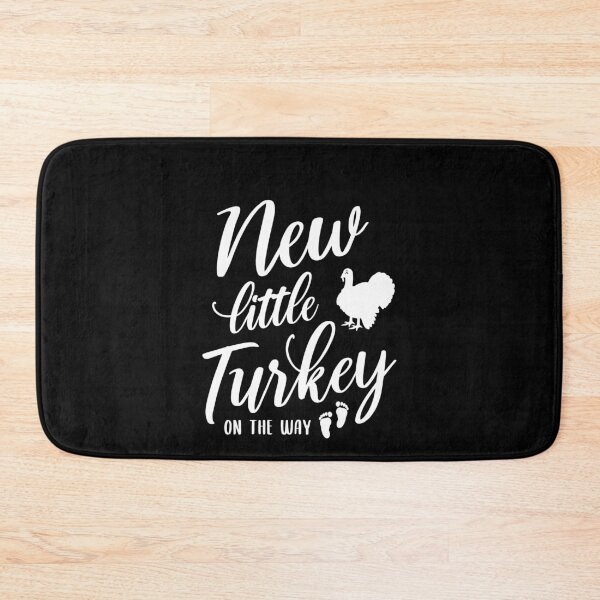 Item preview, New Little Turkey On the Way- Slouchy and thanksgiving, thanksgiving maternity FT93 designed and sold by MentDesigns.