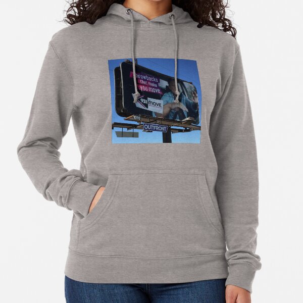 Ernie on a billboard Lightweight Hoodie