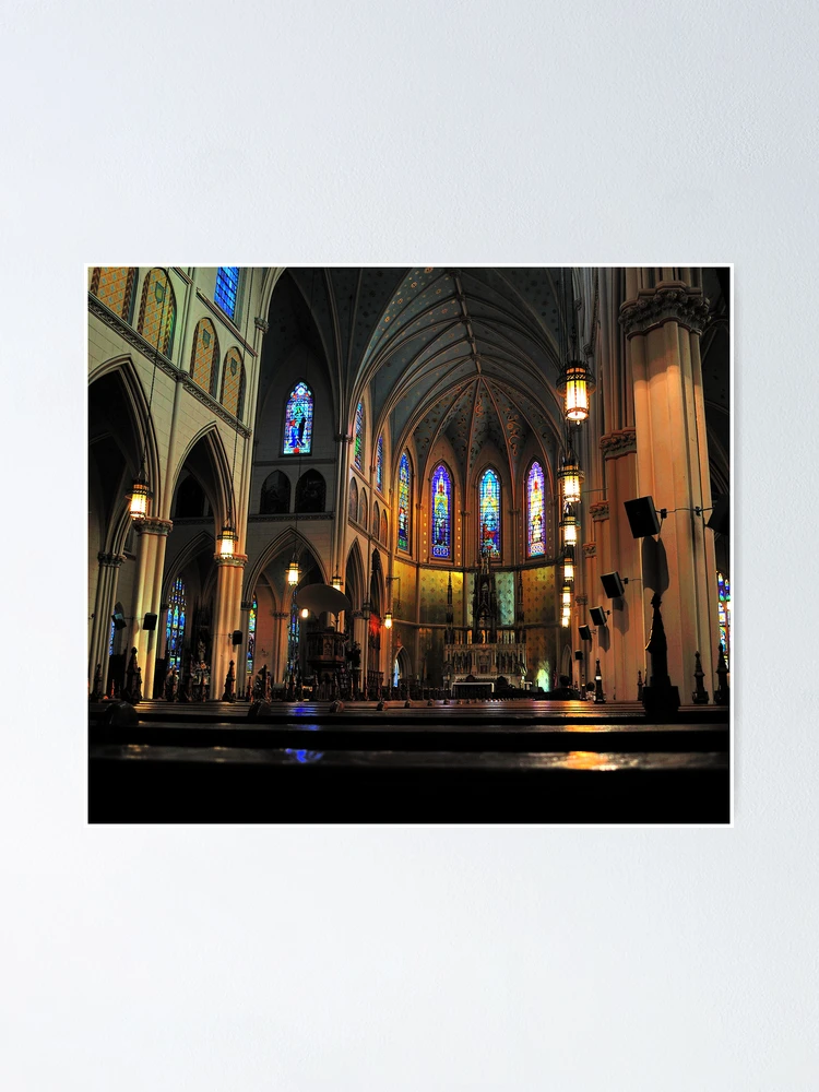 Thumbnail 1 of 3, Poster, Inside St. Anne Detroit designed and sold by Michael Schaefer.