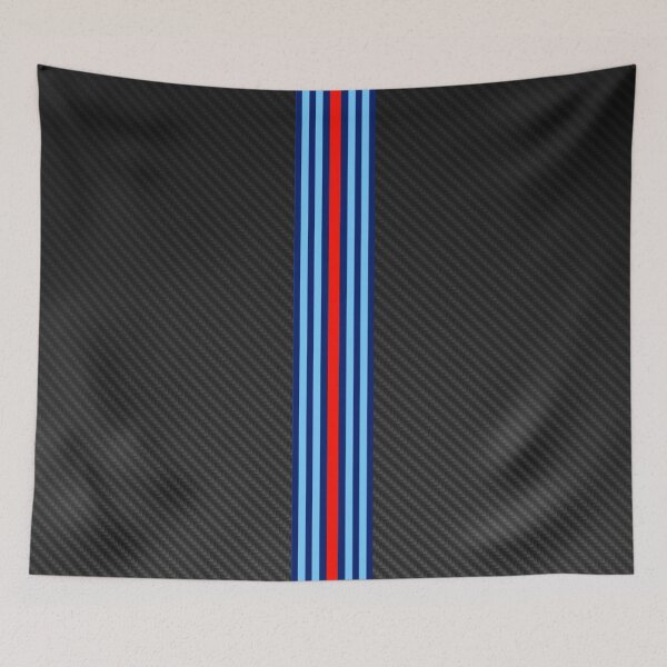 Item preview, Martini Carbon Fiber Racing Stripes designed and sold by Road To Track.