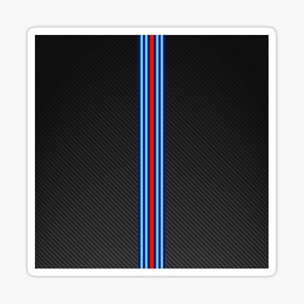Rayas de fibra de carbono Racing 15 Pegatina