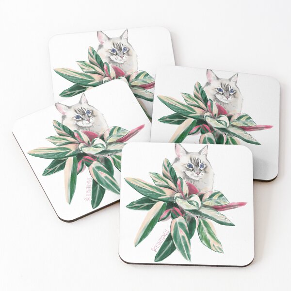 Item preview, Stromanthe Siberian Cat designed and sold by felinejungle.