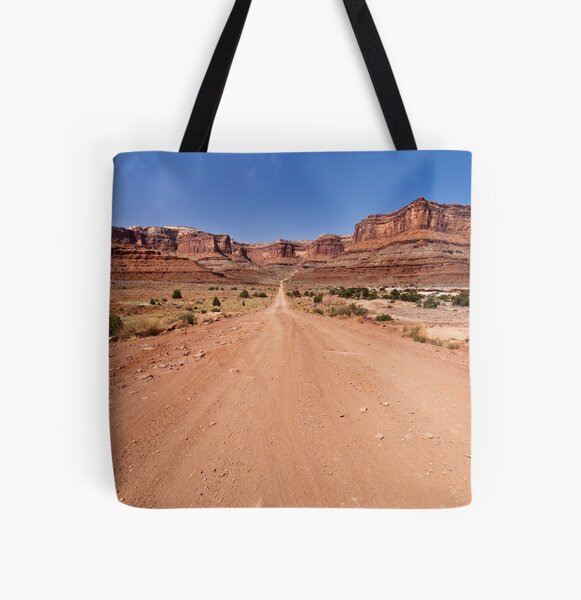 Shafer Trail Road All Over Print Tote Bag