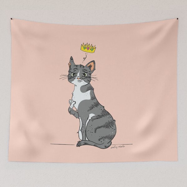 Item preview, Queen C(at) designed and sold by EmDrawsAnimals.