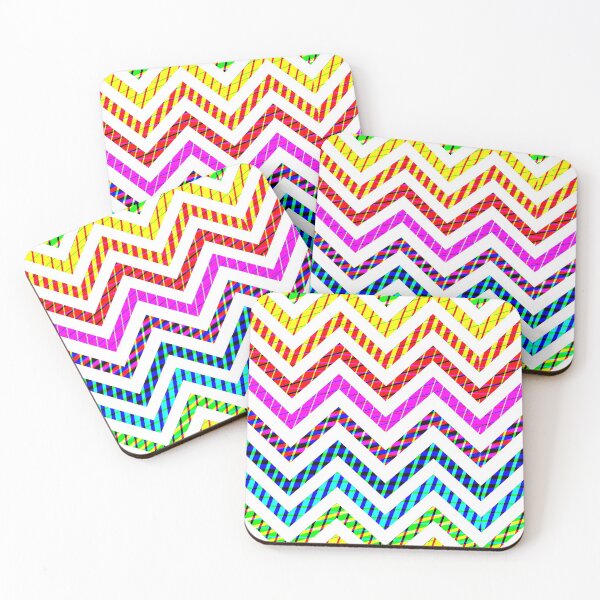 Item preview, Wild Rainbow Chevron Pattern designed and sold by ArtVixen.