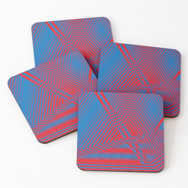 Item preview, Red and Blue, Abstract, Linear Design designed and sold by EBCustomDesign EBCD.