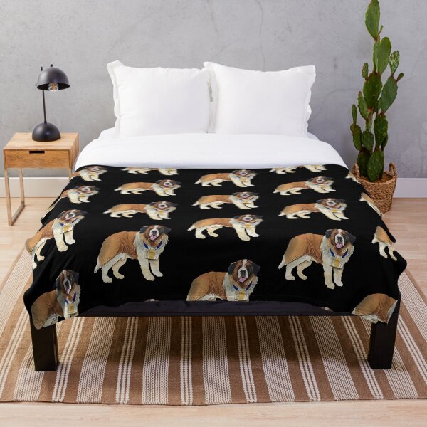 The Saint Bernard Throw Blanket