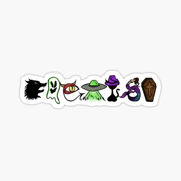 COEXIST Halloween Color Sticker