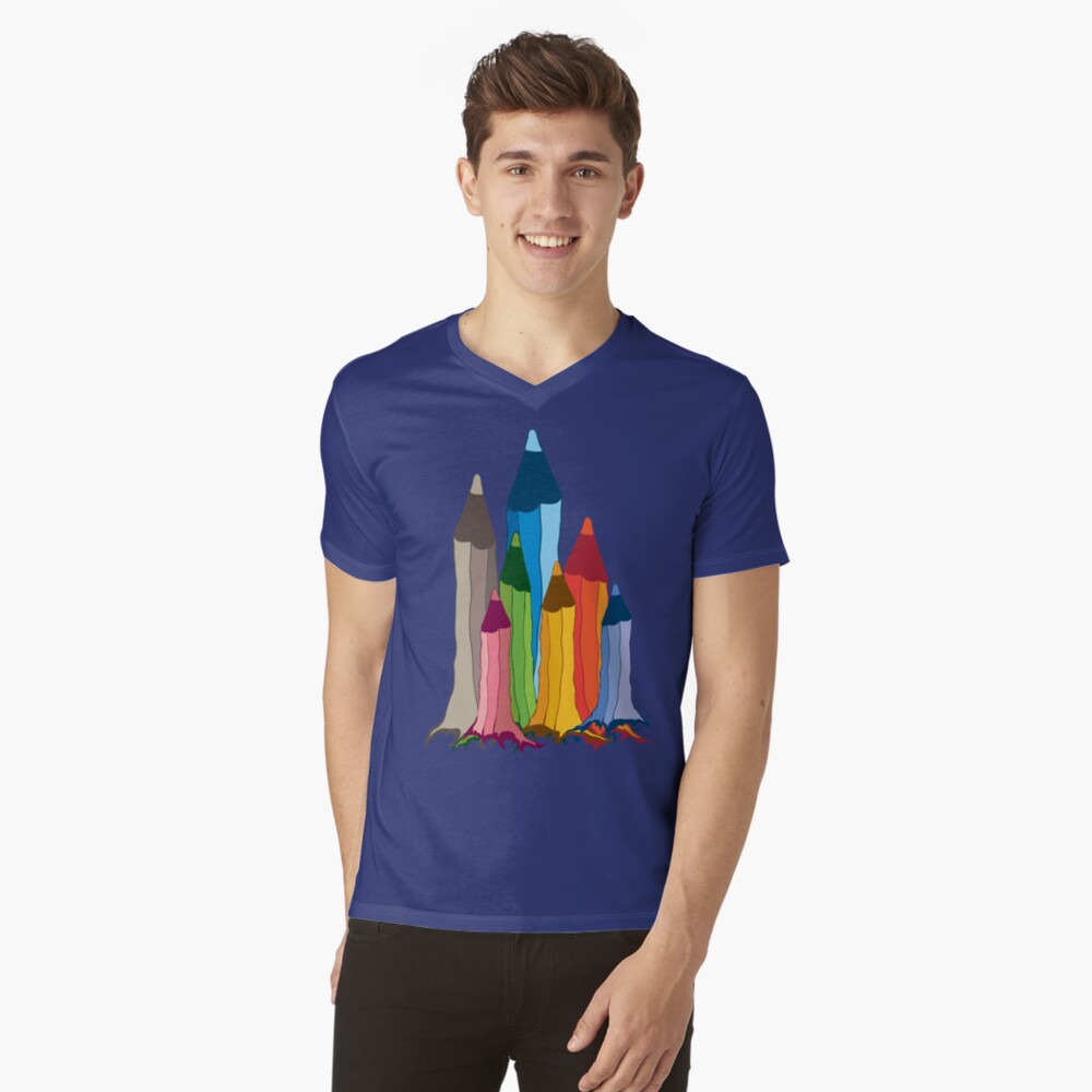 Item preview, V-Neck T-Shirt designed and sold by yanmos.
