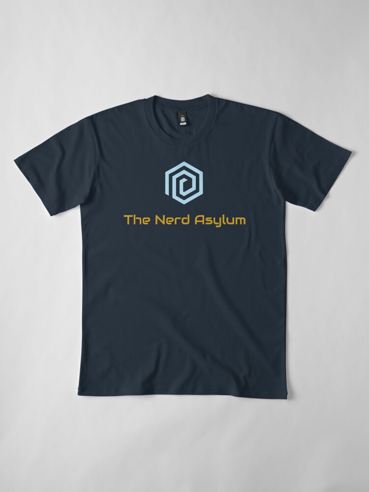Alternate view of The Nerd Asylum Logo Shirt Premium T-Shirt