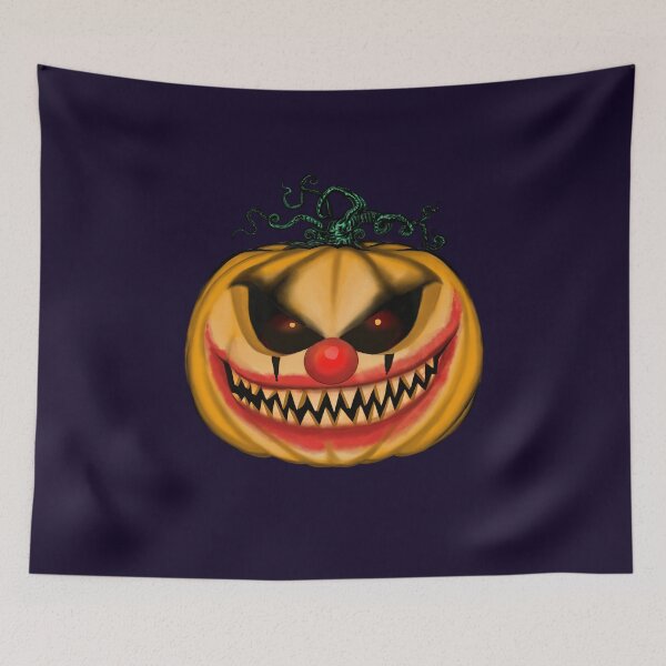 Item preview, Evil Clown Pumpkin - designed and sold by Desha001.