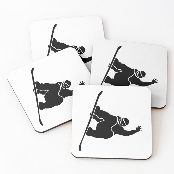 Item preview, Snowboarder (b/w) designed and sold by Feral Beagle LLC.