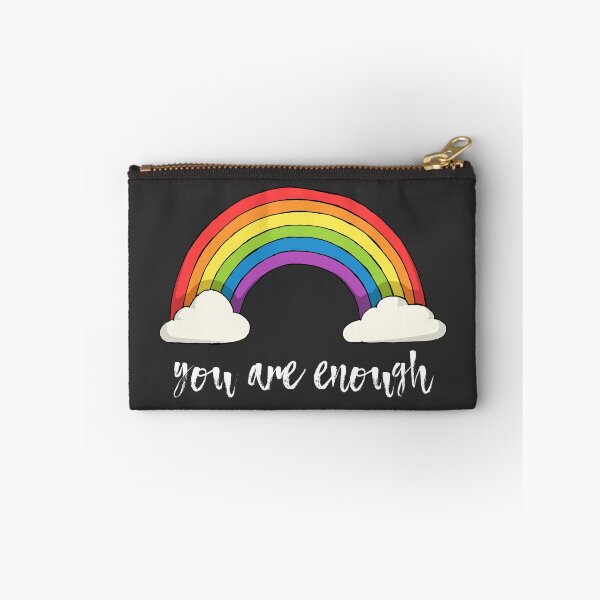 Item preview, You Are Enough • Rainbow designed and sold by ThreeLeggedDane.