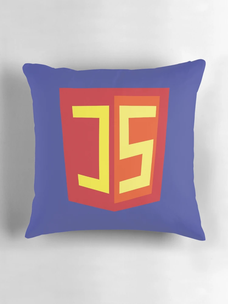 Thumbnail 3 of 4, Pillow, JS Supercoder - Superhero Design for JavaScript Programmers designed and sold by ramiro.