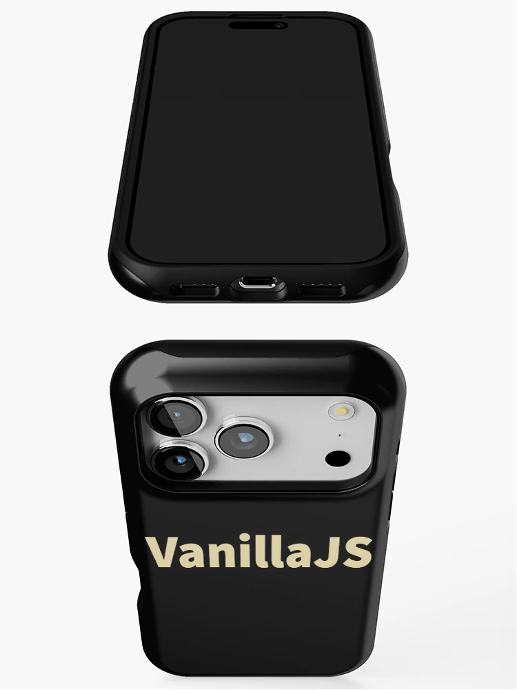 Thumbnail 3 of 4, iPhone Case, VanillaJS - Design for Purist JavaScript Programmers designed and sold by ramiro.