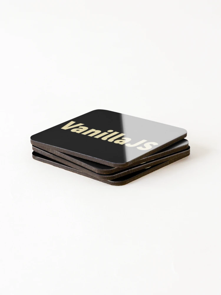 Thumbnail 4 of 5, Coasters (Set of 4), VanillaJS - Design for Purist JavaScript Programmers designed and sold by ramiro.