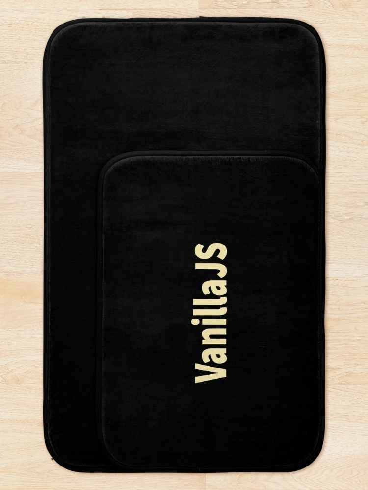 Thumbnail 5 of 6, Bath Mat, VanillaJS - Design for Purist JavaScript Programmers designed and sold by ramiro.