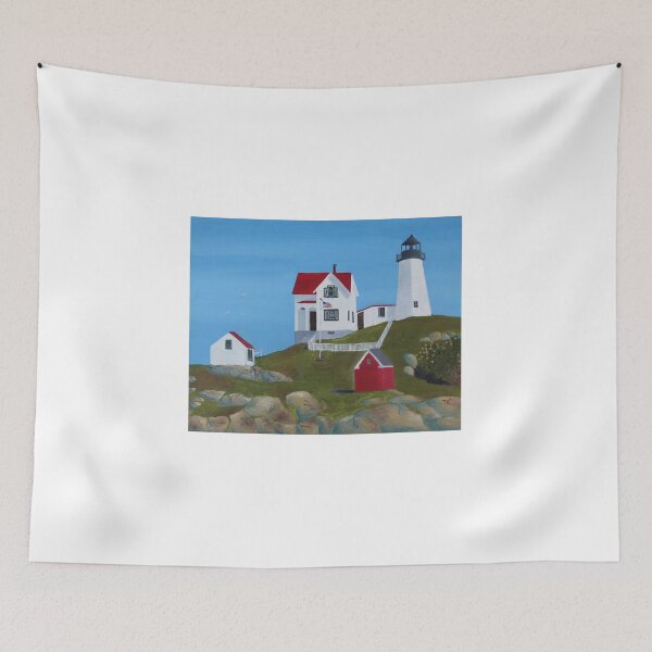 Item preview, The Nubble Lighthouse designed and sold by Tylers-Art-Cart.