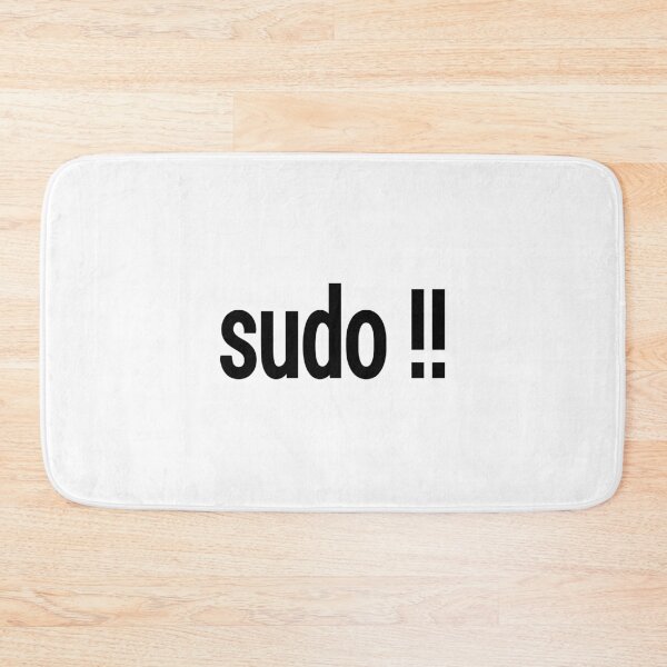 Item preview, sudo !! - Run the last command as superuser designed and sold by ramiro.