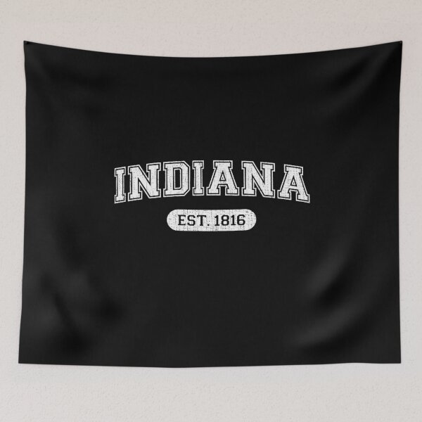 Item preview, Classic College-Style Indiana 1816 Distressed University Font designed and sold by webdango.