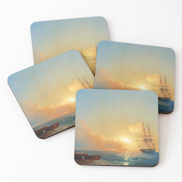 Item preview, Fishermen on the coast of the sea, (1852) by Ivan Aivazovsky designed and sold by LORD  H.D..