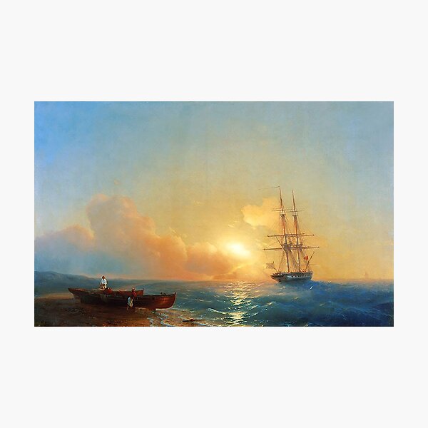 Item preview, Fishermen on the coast of the sea, (1852) by Ivan Aivazovsky designed and sold by LORD  H.D..