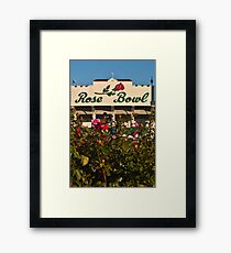The Rose Bowl Framed Print