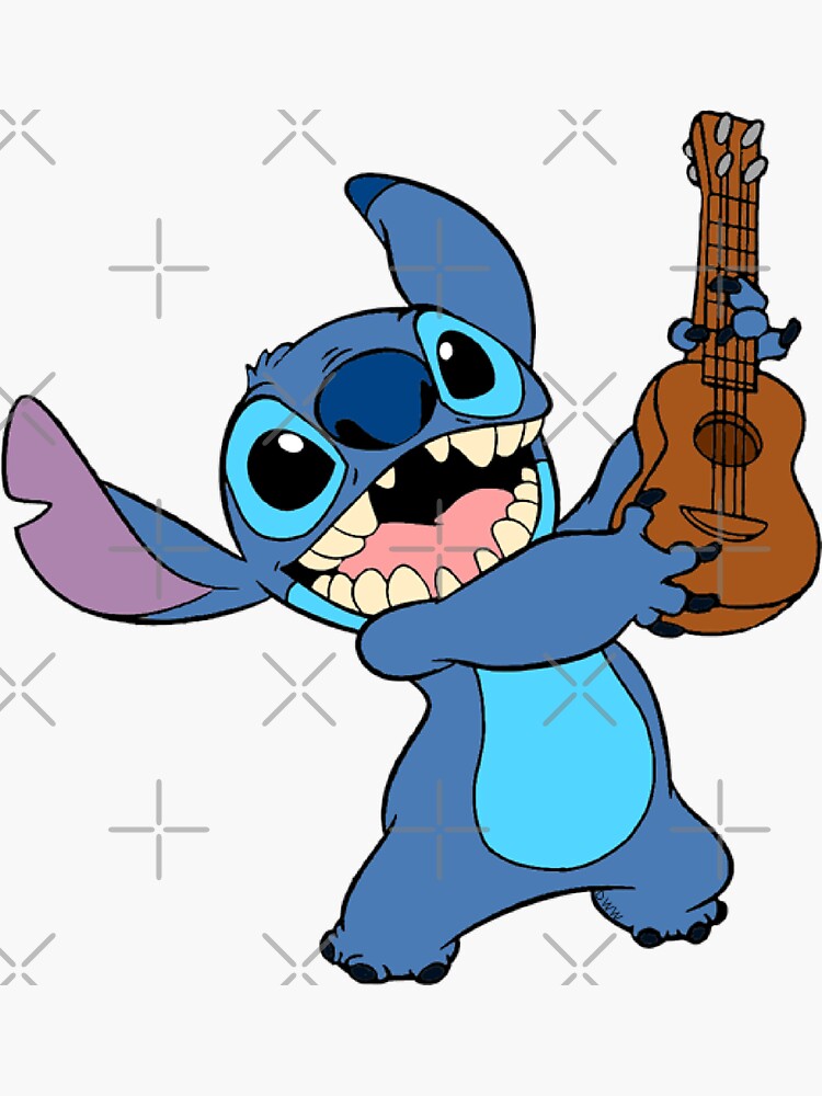 Stitch Confused Sticker for Sale by ss52