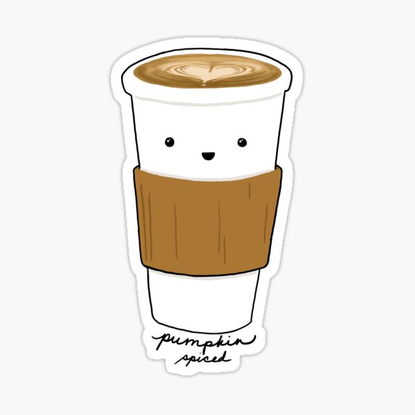 Pumpkin Spiced Latte Sticker