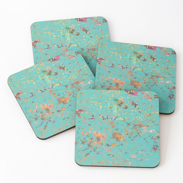 Item preview, Teal Bohemian Fiber Art  designed and sold by djrunnels.