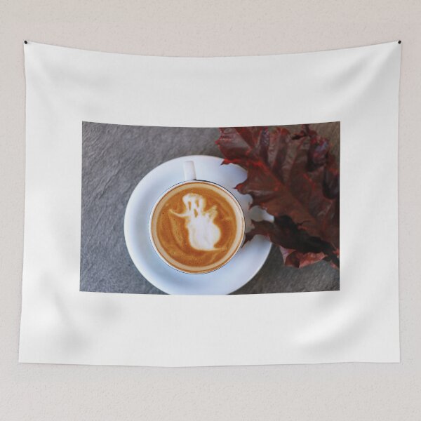 Item preview, Café con leche fantasma de Halloween designed and sold by newburyboutique.