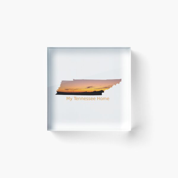 Item preview, My Tennessee Home - Orange Sunset Over Small Town designed and sold by A2Gretchen.