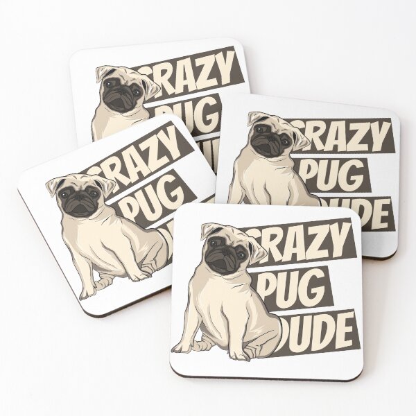 Item preview, Crazy Pug Dude designed and sold by doglovershirts.