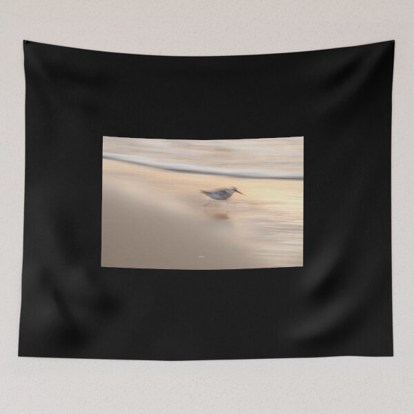 Item preview, Abstract photography sea a bird on the beach designed and sold by MELaBadie.