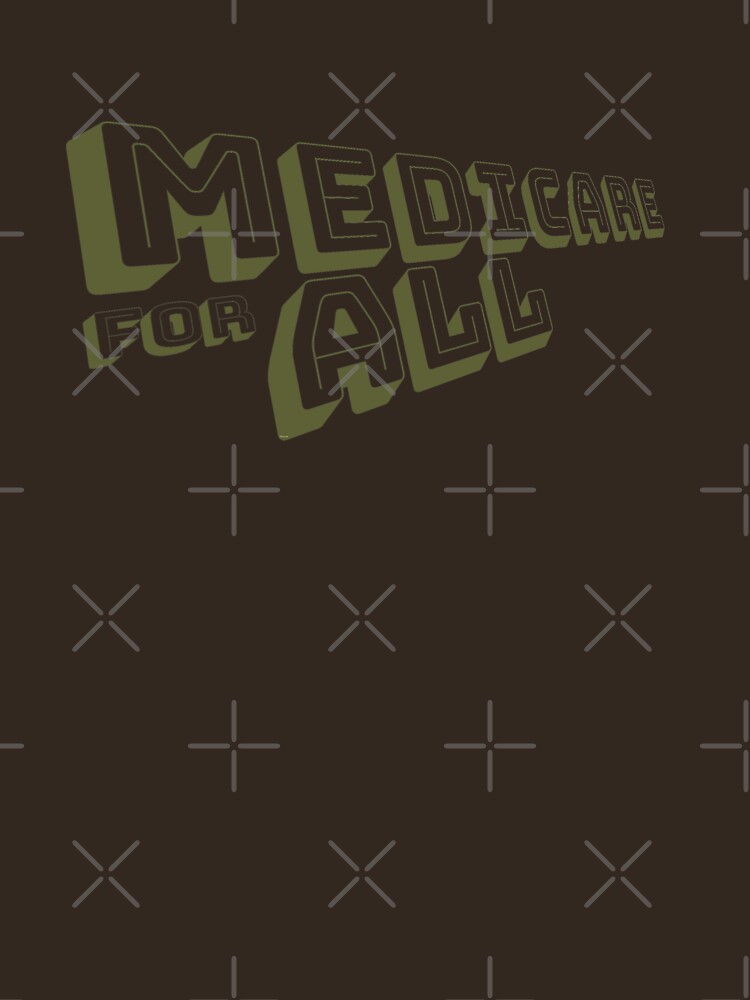 Medicare for All - Yellow Bungee Text by willpate