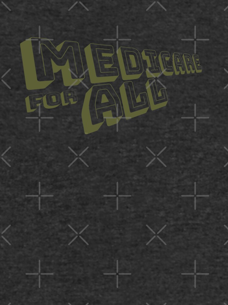Medicare for All - Yellow Bungee Text by willpate