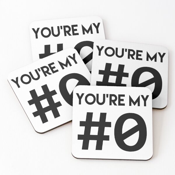 Item preview, YOU'RE MY #0 - Declaration of Love for Programmers - Black Font designed and sold by ramiro.