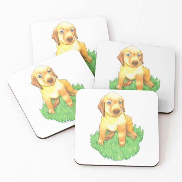 Item preview, Lab Puppy Watercolor designed and sold by jellyskink.