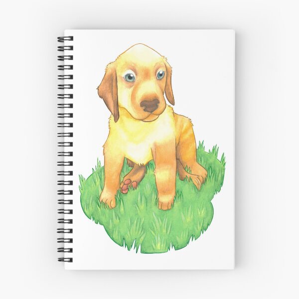 Item preview, Lab Puppy Watercolor designed and sold by jellyskink.