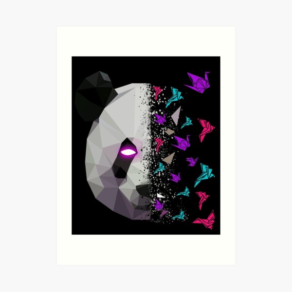 Panda Roblox Art Prints Redbubble - transparent kawaii panda roblox