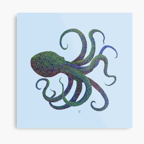 Octopus Metal Print
