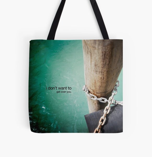 i don't want to All Over Print Tote Bag