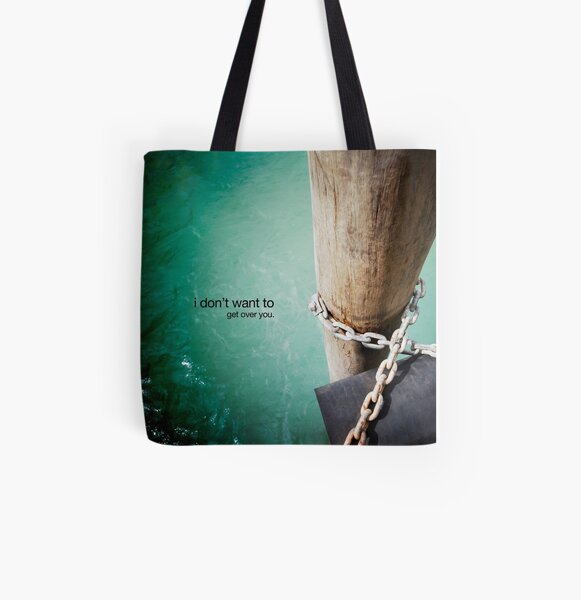 i don't want to All Over Print Tote Bag