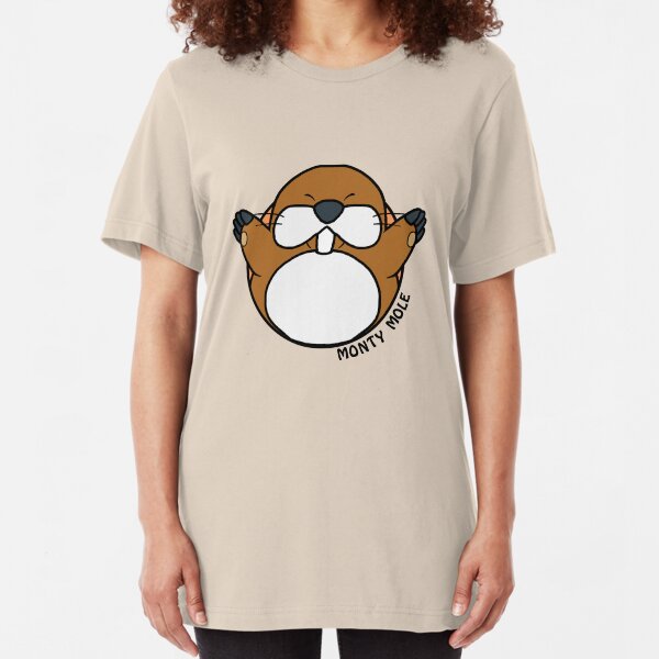 Monty Mole (Super Mario) - FlamedVortex Slim Fit T-Shirt
