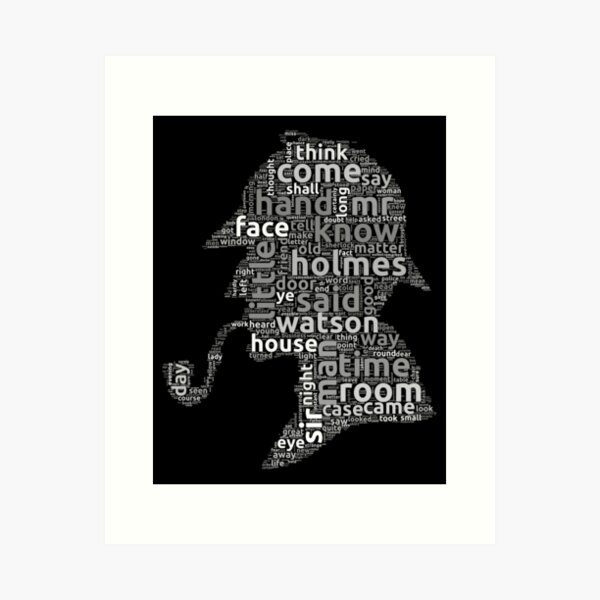 Item preview, The canon of Sherlock Holmes word cloud designed and sold by ramiro.