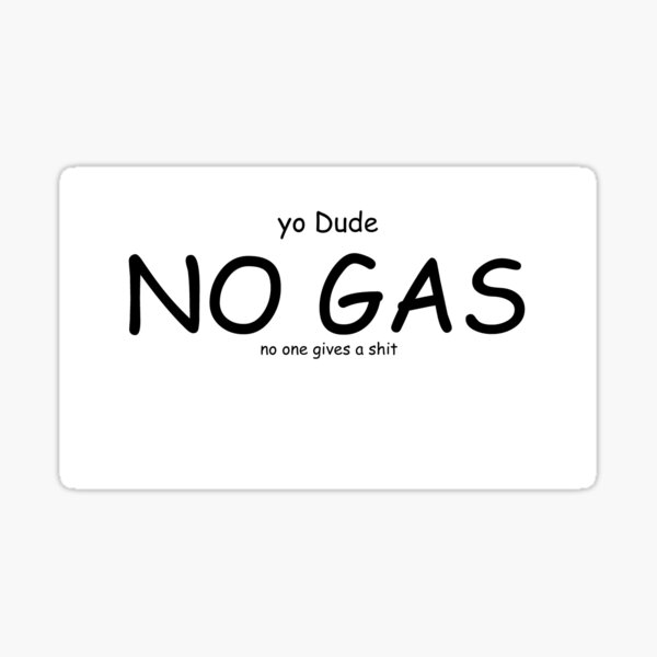 yo dude no one gives a shit Sticker