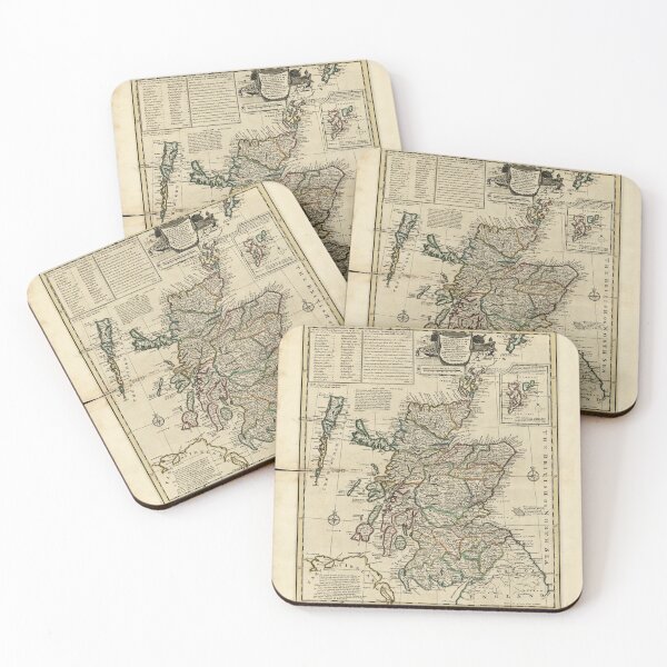 Item preview, Map of Scotland by Emanuel Bowen (1752) designed and sold by allhistory.